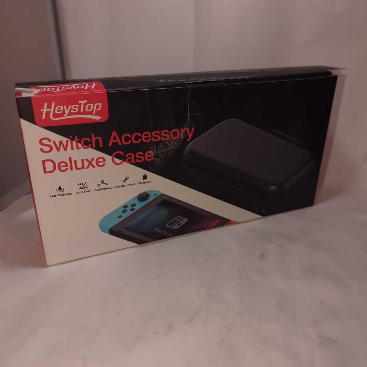 HeysTop Switch ケース 保護カバー ゲームカード収納 防塵 防汚 防水 耐衝撃 全面保護型 持ち運び便利 大容量 収納バッグ拍卖