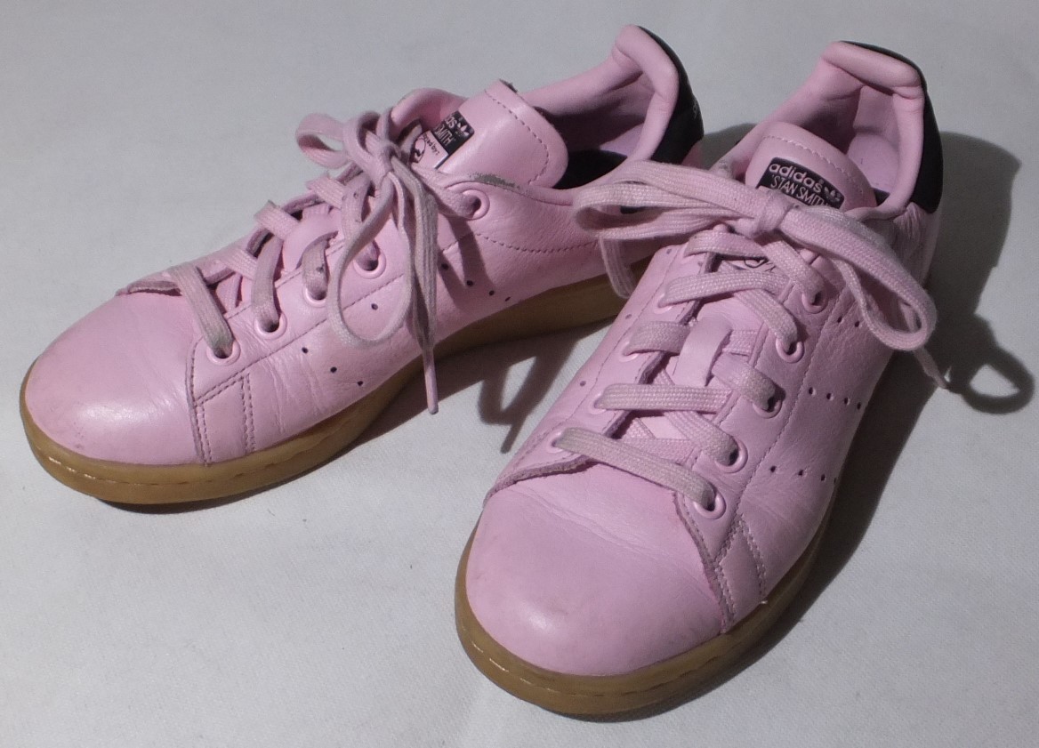 adidas STAN SMITH CQ2812 アディダス スニーカー ピンク黒 US5.5 (22.5cm) ★Mw1580拍卖