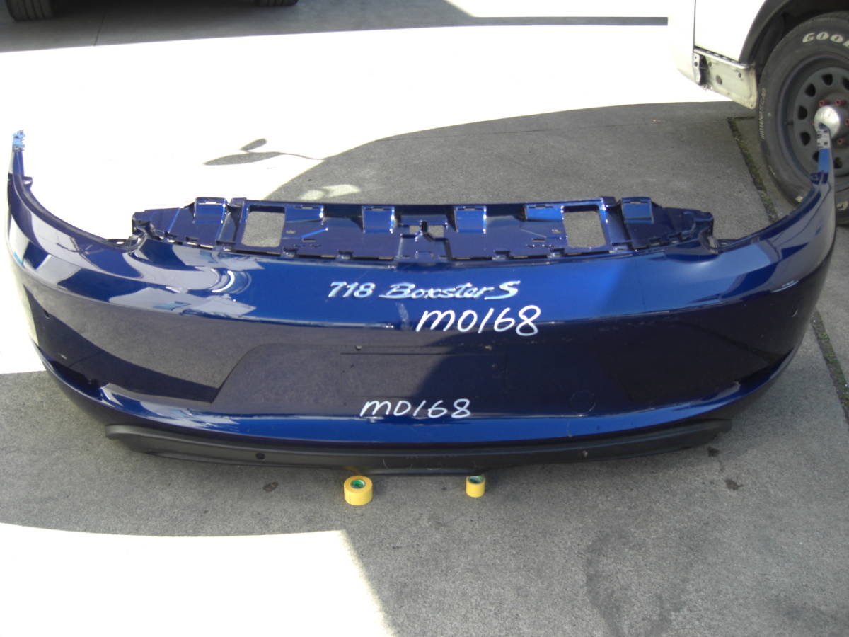 Porsche ポルシェ 982 922 ケイマン 純正 リアバンパー 青系 982807421 m0168拍卖