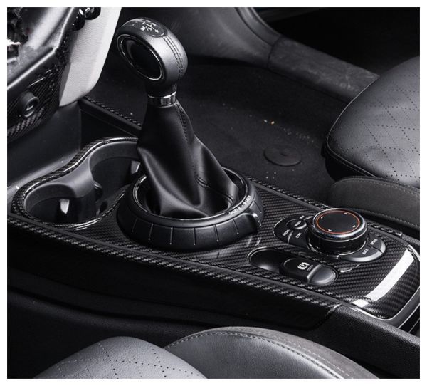 即決 BMW ミニ F60 カーボン センター コンソール ギア シフト パネル 1ピース F60 ミニクーパー 右ハンドル・左ハンドル(0)拍卖