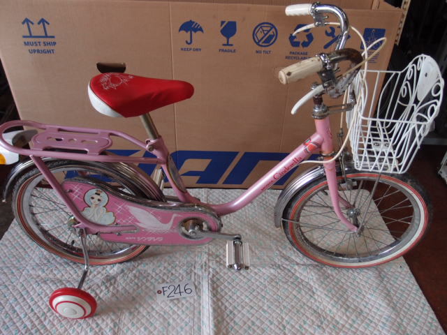 シンデレラ ミヤタ自転車 昭和レトロ子供用 数十年保管の未使用品☆彡拍卖