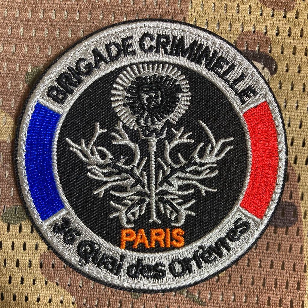 PARIS 刺繍パッチ ワッペン ベルクロ サバゲー ワッペン ベルクロ サバゲー 拍卖