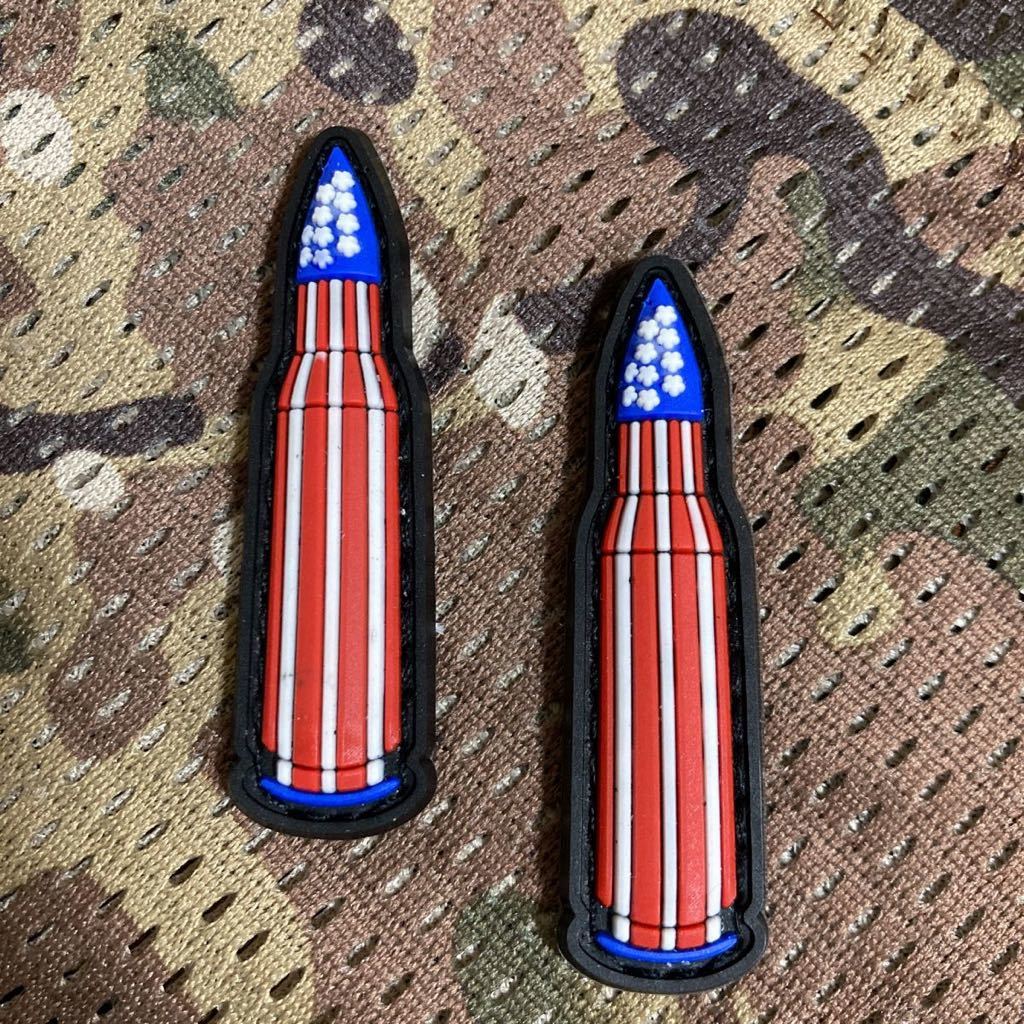 銃弾 PVC ワッペン ベルクロ サバゲー 拍卖