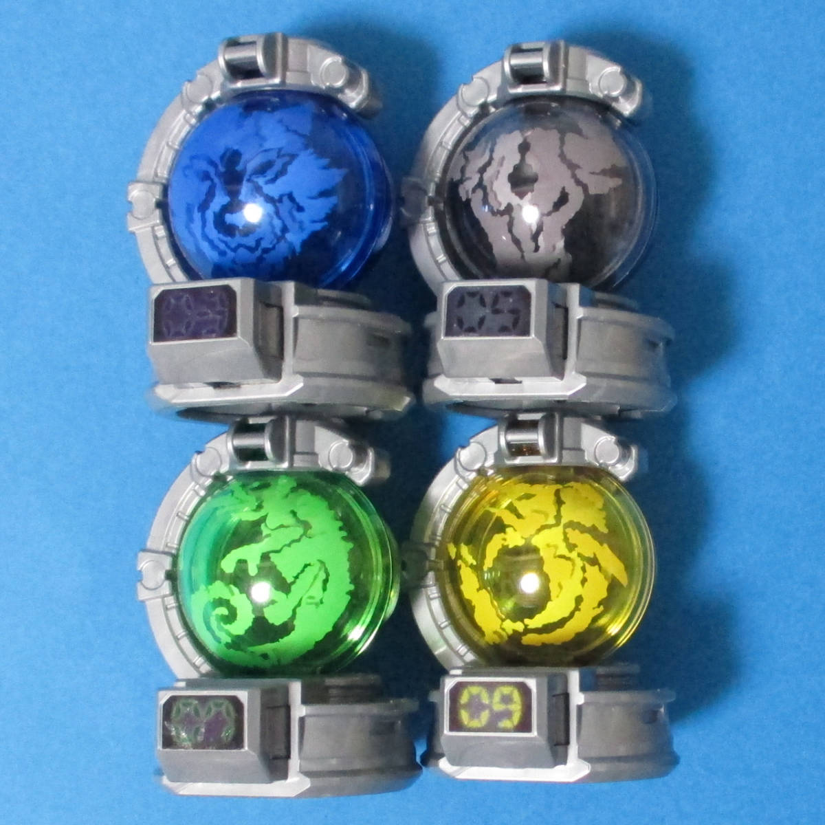 DX キュータマ 4個 セット ( オオカミ オウシ カメレオン カジキ )/ 宇宙戦隊キュウレンジャー キュウレンオー 付属品 特撮拍卖