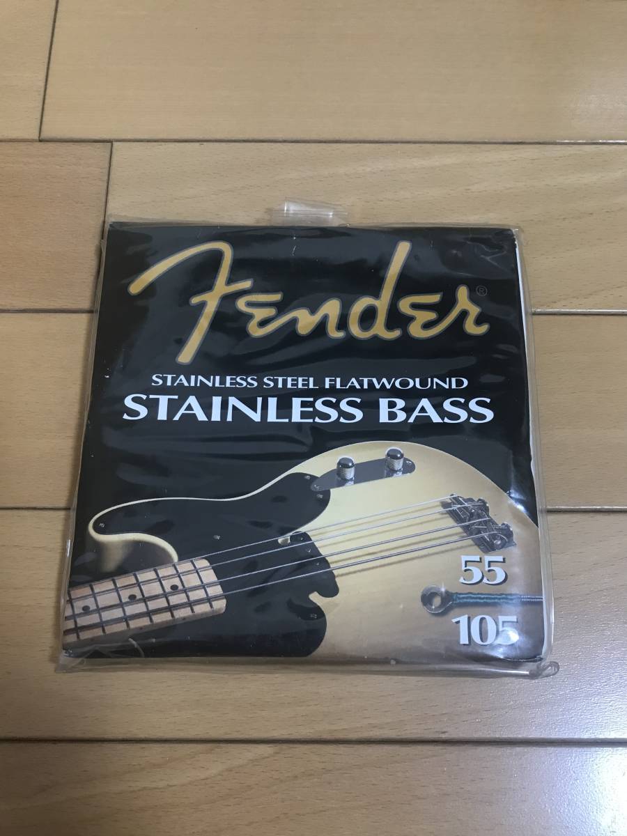 ■■■激レア_新品未使用1セット■■■ Fender(フェンダー)Stainless Bass Flatwound 9050-M 055-105 ベース弦拍卖