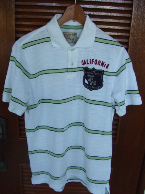 ◎ ユニクロ 半袖ポロシャツ  L  ボーダー 難拍卖