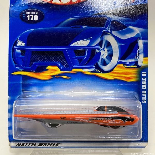 【未開封/送料230円】Hot Wheels 2001 No.170 SOLAR EAGLE 3 / ホットウィール ソーラー イーグル 3 オレンジ HTW2205-170 /1拍卖