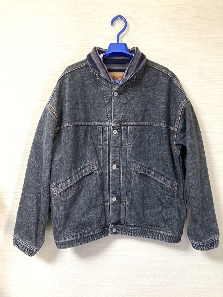 【即決】19AW 本店限定 Mサイズ テンダーロイン DENIM JKT WASH デニム ジャケット ウォッシュ ブラック拍卖