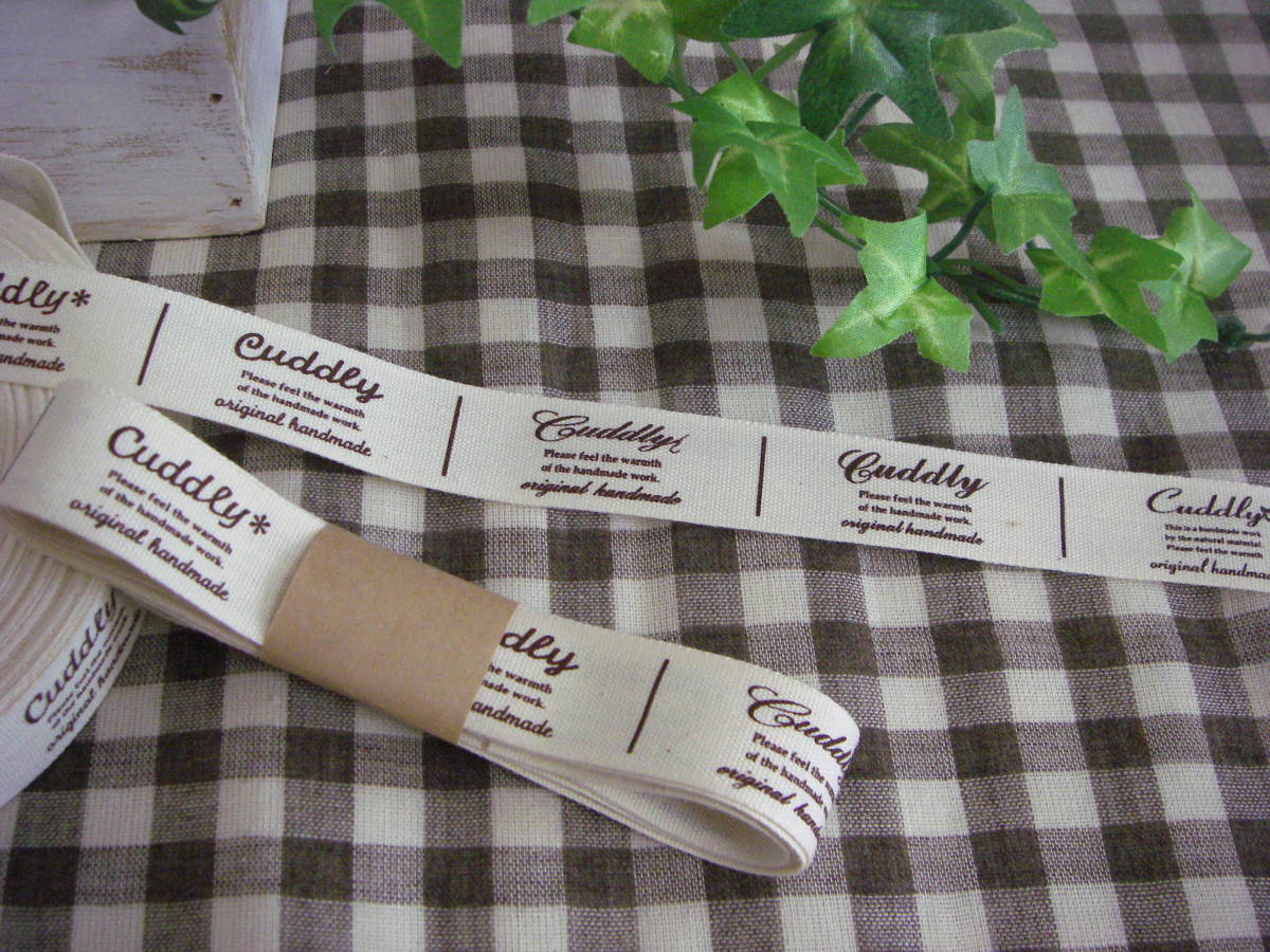 【数量3】★№040 HASHIATOYA 綿平タグ 20mm幅 5柄×6セット=30枚拍卖