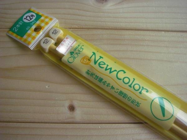 ○gai **№012 ○○ クロバー 編み針 棒針 2本針 12号 長 (約33cm)拍卖