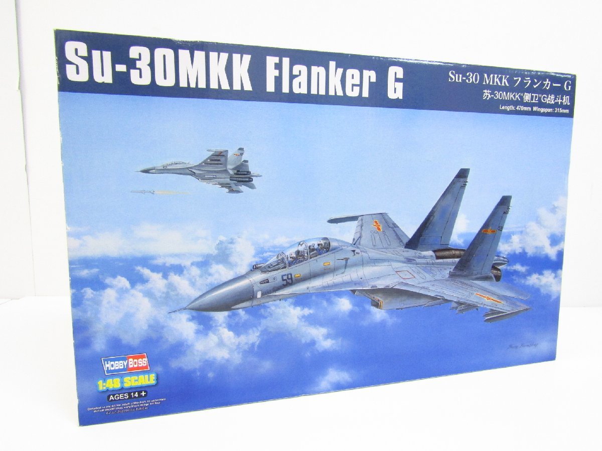 未組立品 HOBBY BOSS ホビーボス 1/48 Su-30 MKK フランカーG プラモデル ◇TY12604拍卖
