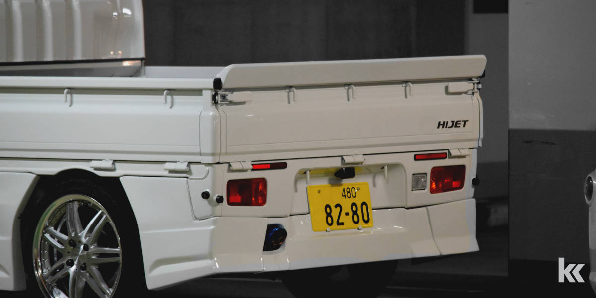 BLAX S500系 ハイゼットトラック ジャンボ専用 リアバンパースポイラー 拍卖