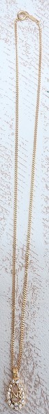 6-1613A/ニナリッチ ゴールドネックレス NINA RICCI 送料200円 拍卖