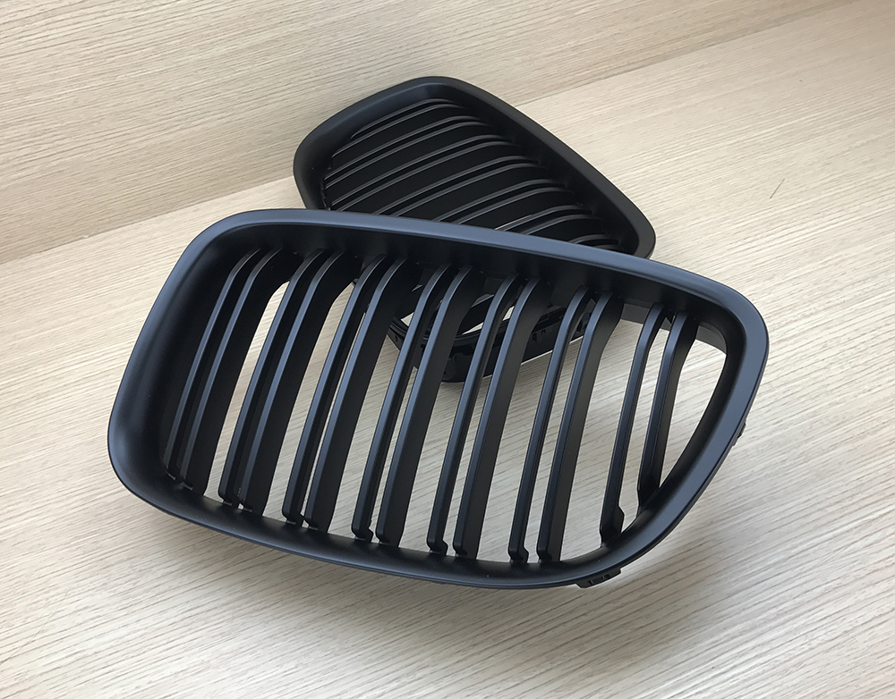 交換用左右 即納対応 取付簡単 BMW F07 5GT M LOOK フロントグリル ABS 艶消黒 マットブラック 2010-2014拍卖