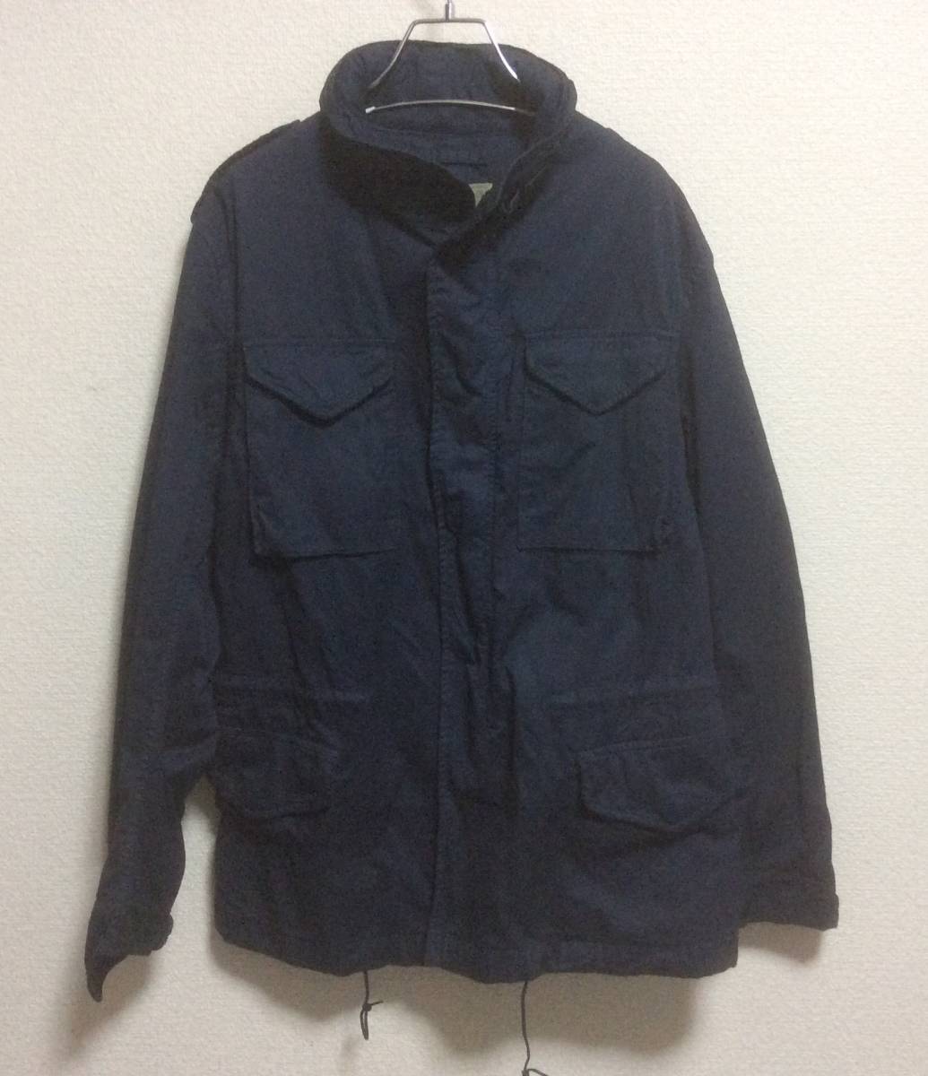 アヴィレックス AVREX◇コットン ジャケット STOCK NO. 28ーA6755 ネイビー M /スタッズ /タイガー拍卖