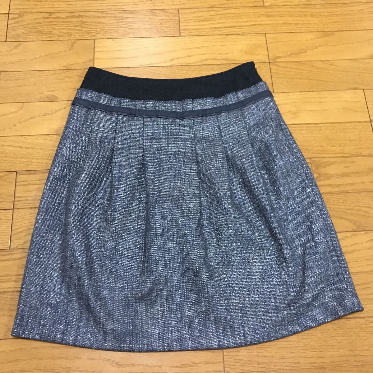 crimee クリミー ネイビー ギャザースカート サイズM 日本製拍卖