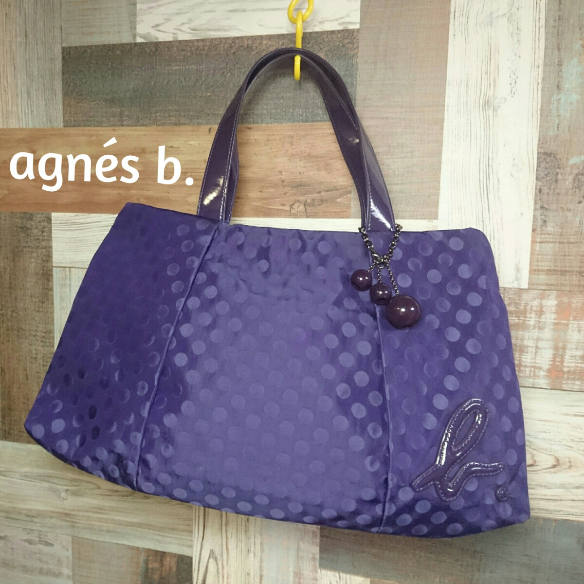 【美品中古】 agnes b. アニエスベー ハンドバッグ 7ZB138拍卖