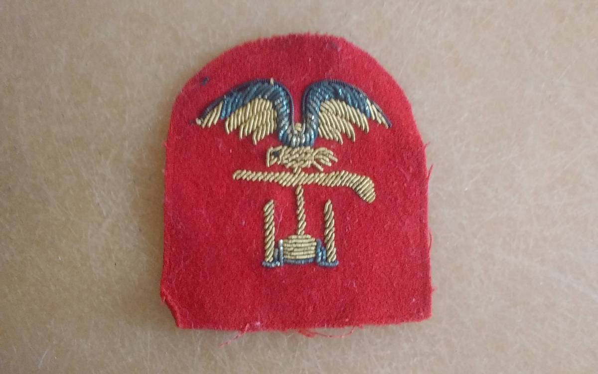 激レア本物 ヴィンテージ ミリタリー金モール&フェルトワッペン拍卖