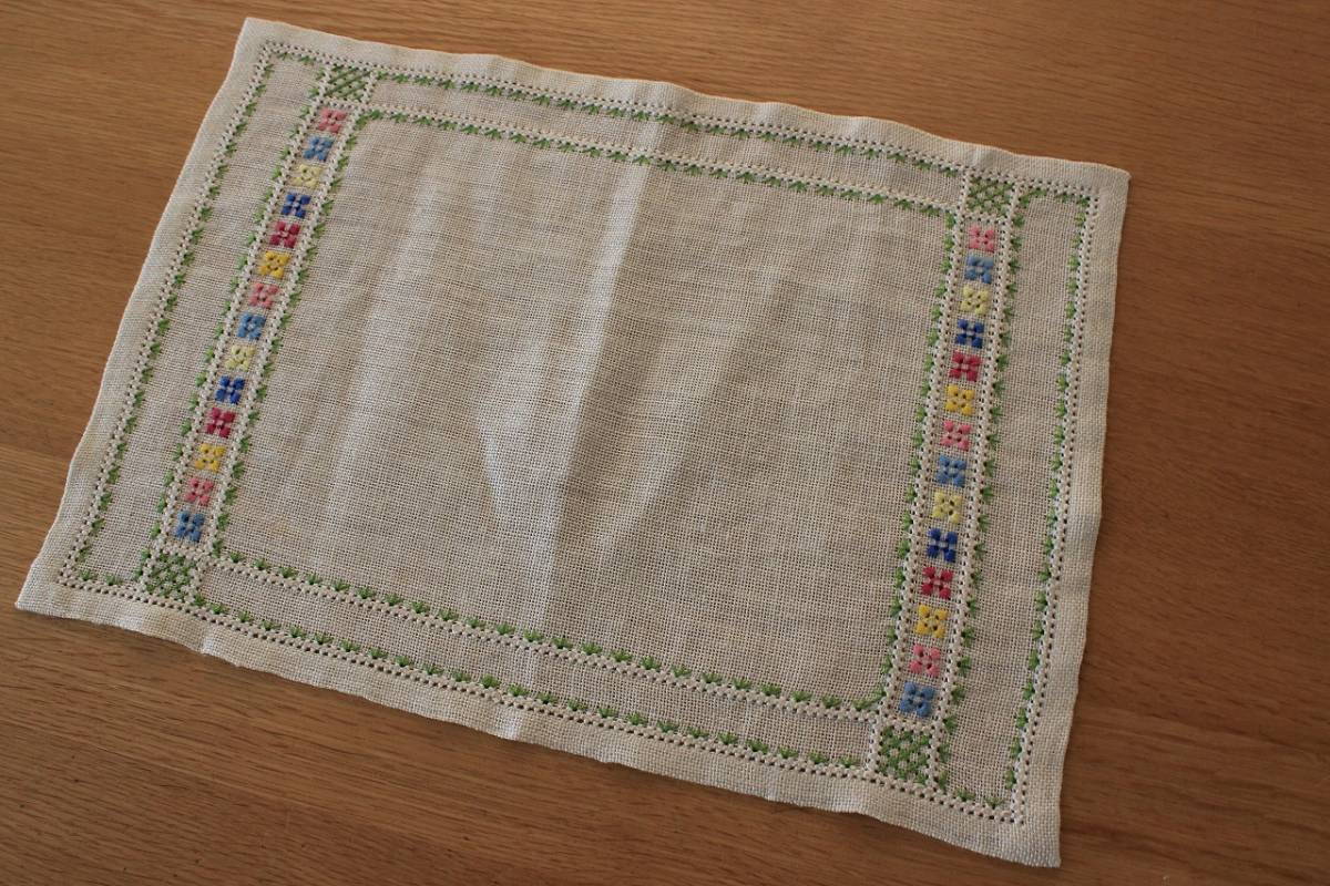 北欧 刺繍クロス No.Q-8拍卖