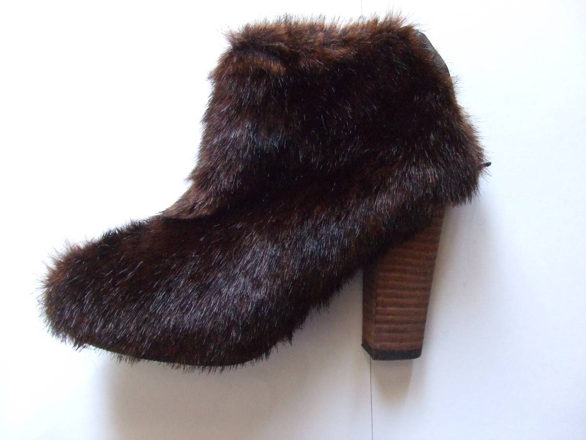 【半額以下・ナイスクラップ・¥13,500ファーのブーティー★】拍卖