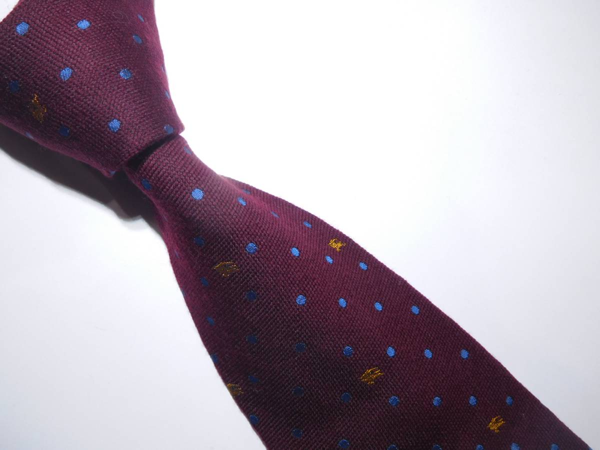 (59)★BURBERRY★(バーバリー)ウール80%ネクタイ/21拍卖