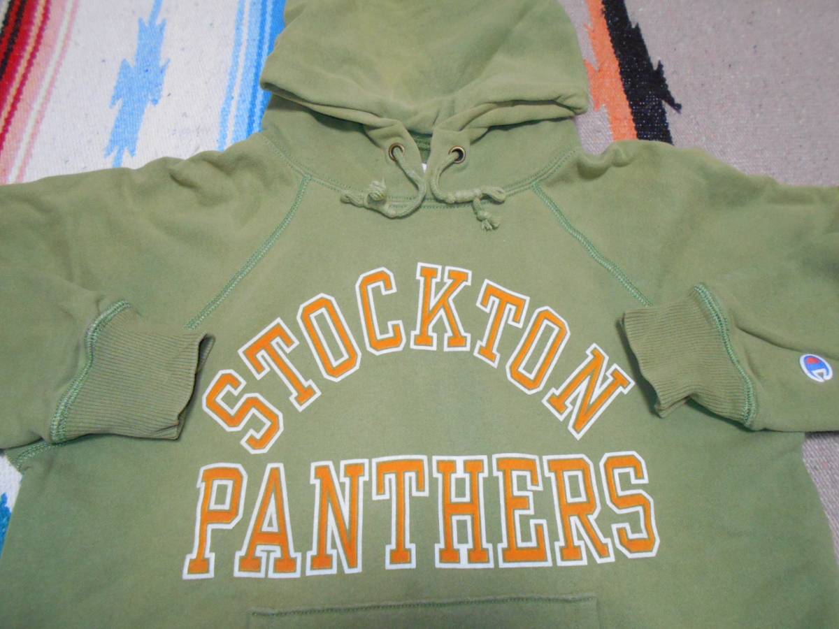 1960S チャンピオン CHAMPION PRODUCTS STOCKTON PANTHERS カレッジ フットボール ラグランスリーブ ビンテージ スウェット パーカー拍卖