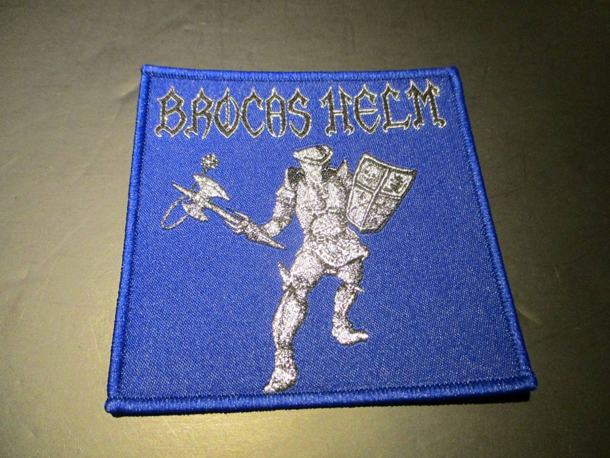 BROCAS HELM 刺繍パッチ ワッペン / heavy load Manilla Road Cirith Ungol metallica iron maiden angel witch venom拍卖