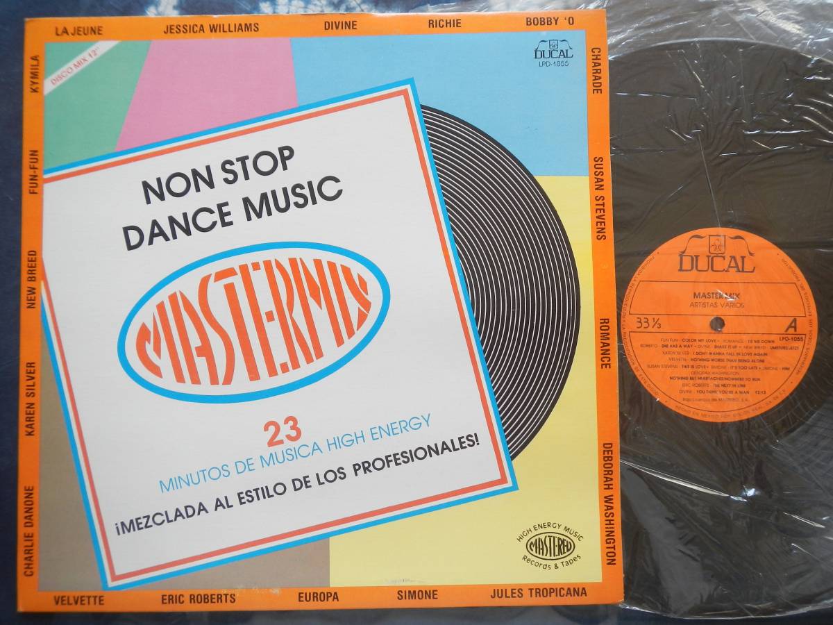【12】MASTERMIX(LPD1055メキシコDUCAL1985年FUN FUN/BOBBY'O/DIVINE/KAREN SILVER/SIMONE/KYMILA)拍卖