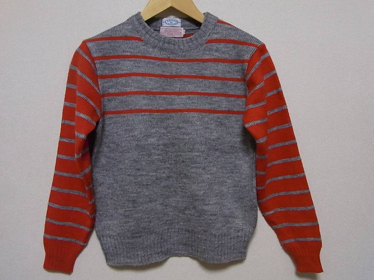 即決!USA古着★IZOD LACOSTEラコステ★アクリルニットセーター★ヴィンテージ拍卖