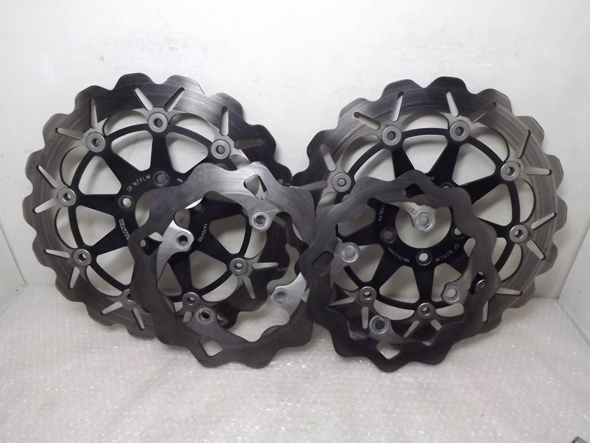 前後ガルファー ゼファー 750 ZX-12R Z750 Z1000 検 GPZ900R ブレンボ ブレーキング モトマスター ベルリンガー プラスμ アドバンテージ G拍卖