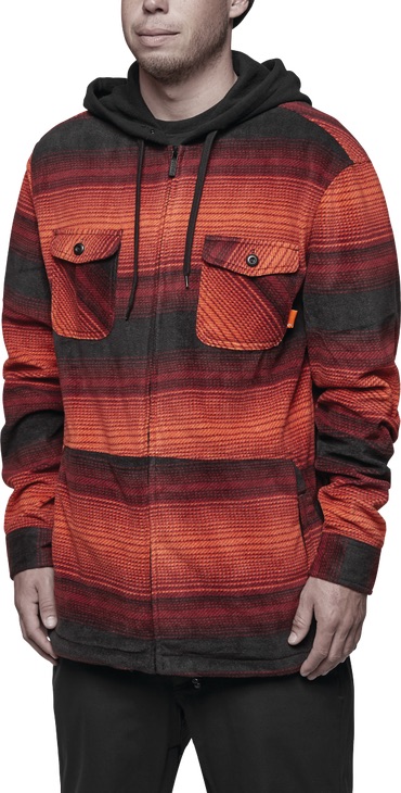 Thirtytwo Filter Polar Fleece Zip Hoodie Oxblood S拍卖