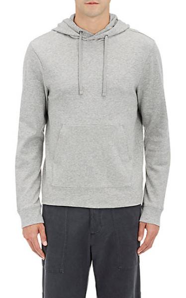 新品 未使用 正規品 ◆ NY買付商品 ◆ JAMES PERSE Double-Faced Cotton-Blend Hoodieグレーサイズ1/Mサイズ拍卖