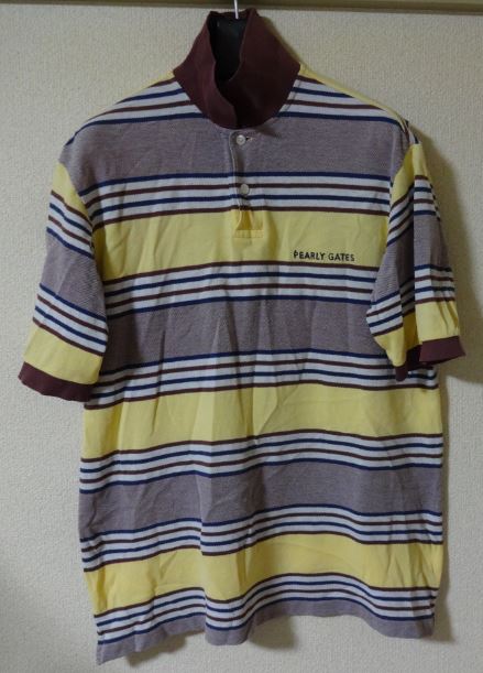 おしゃれ パーリーゲイツ PEARLEY GATES ハイネック シャツ 可愛い ゴルフ サイズ2 akskre k f1 0210★拍卖
