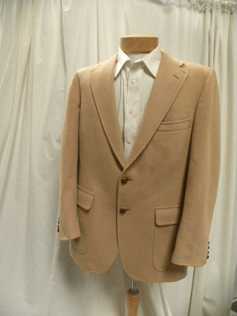 |o_o|Chapsラルフローレン(14n)冬ジャケット170-175cmキャメルヘアー拍卖