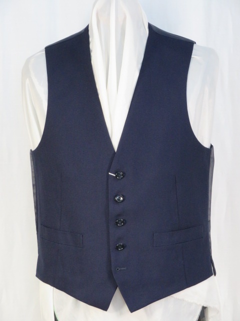 ▲▽ A5 シングル 5B ベスト 新品 秋冬 紺系 △▼拍卖