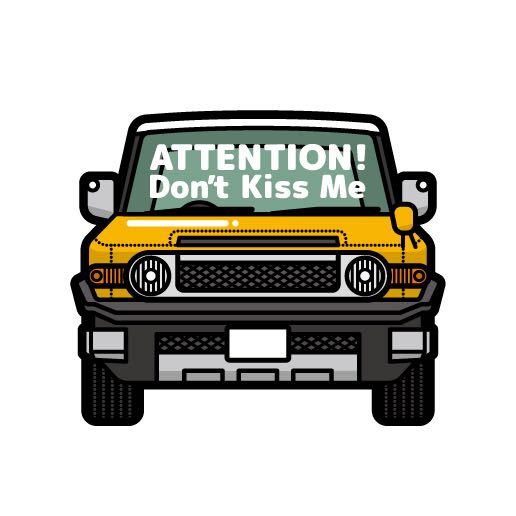 【新品・未使用】トヨタ FJクルーザー風カーマグネット・ツートンイエロー拍卖