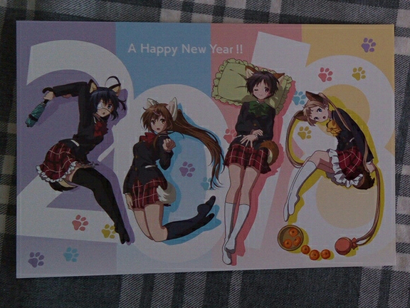 中二病でも恋がしたい! Take On Me 2018年 年賀はがき 非売品 匿名配送可 普通郵便可拍卖