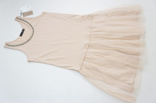 リップスター【LIPSTAR】チュールスカート切替*ワンピース M拍卖