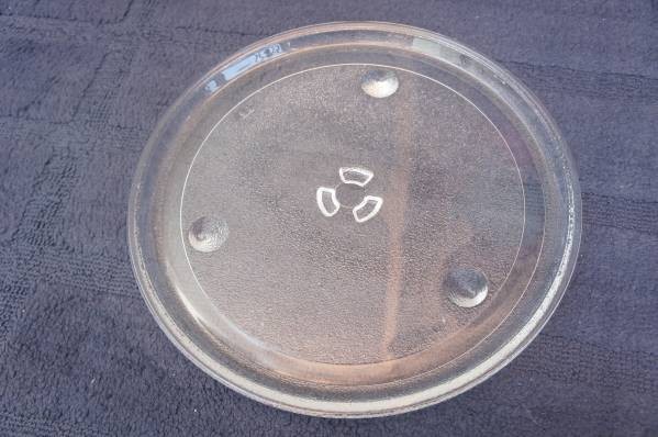 電子レンジの皿◆ガラスターンテーブルプレート耐熱深め*約27.8m拍卖