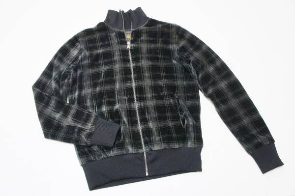 ザラ【ZARA】柔かベロア調手触り*フロントジップ*ジャケット M拍卖