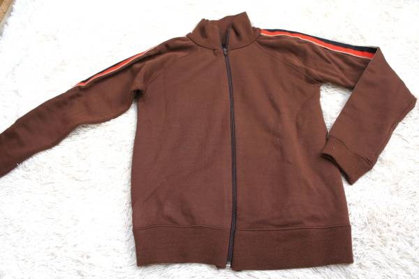 【PeP】ニットx中フリース*フロントジッパージャケットカーデ S拍卖