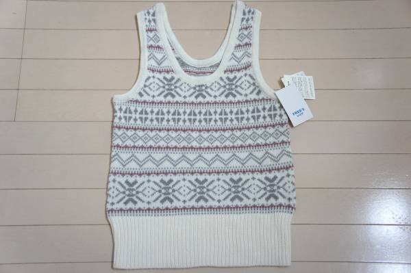 フリーズショップ 【FREE'S SHOP】 ニットベスト M :タグ付き拍卖