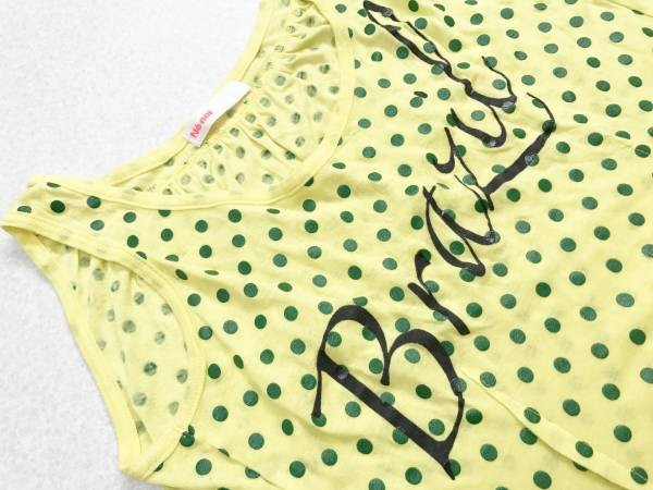 ネネット【Ne-net】日本製◆Brazil/ブラジルカラードット*ノースリーブシャツ 2拍卖