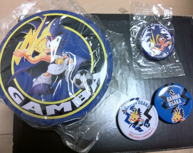 ★☆ガンバ大阪 93年Jリーグ初期バッジ未開封と開封品☆★拍卖