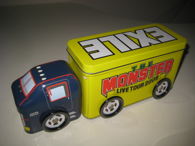 EXILE ツアー トラック 缶 ケース 小物入「 EXILE LIVE TOUR 2009 “THE MONSTER” 」エグザイル拍卖