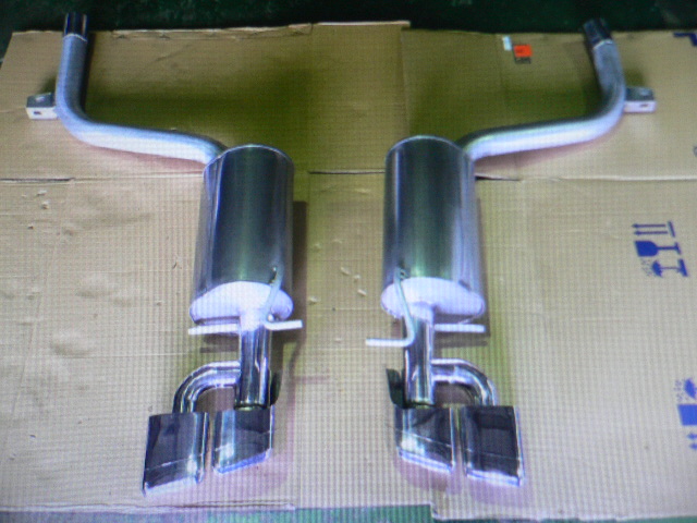 ★★ 社外品 W218(CLS63ルック)スクエアー ステンレスマフラー ベンツ用 ⑬ ★拍卖