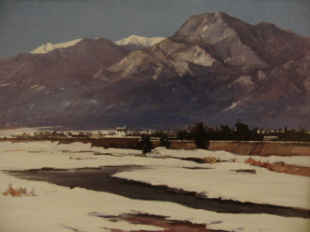 岡宏、【信濃富士】、希少な画集画、新品高級額 額装付、状態良好、送料無料、絵画 風景画拍卖