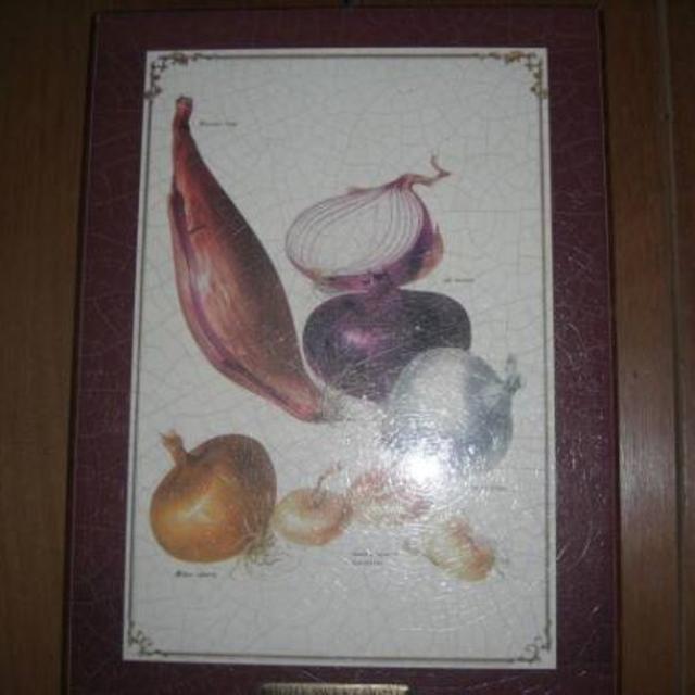 アンテーク 野菜達の壁掛け HOME SWEET HOME 箪笥保管拍卖