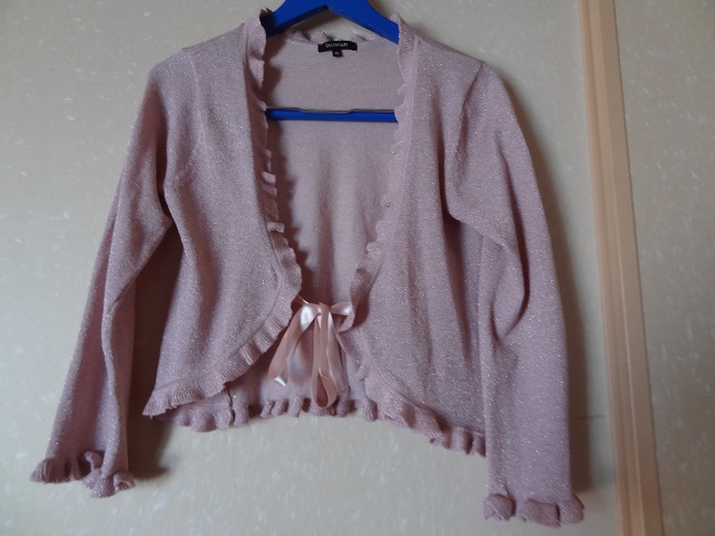 ★OLLINKARIオリンカリ普段にも結婚式謝恩会大人綺麗カーディガン★拍卖