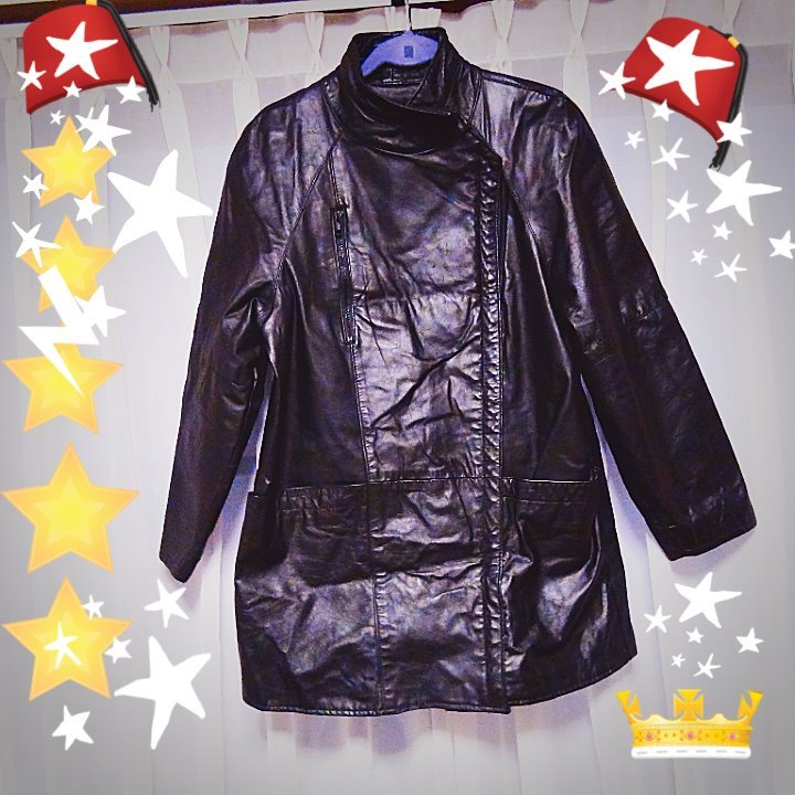 G-Ⅲのブラックジャック アメリカ製牛革コート(L)黒拍卖